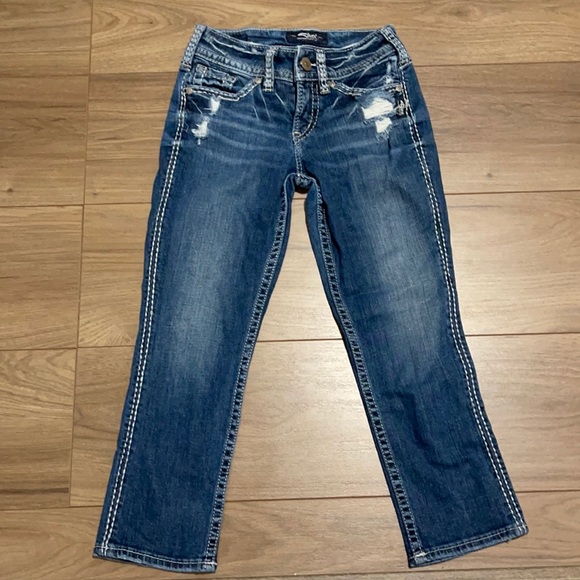 Silver suki Capri jeans - Picture 1 of 3